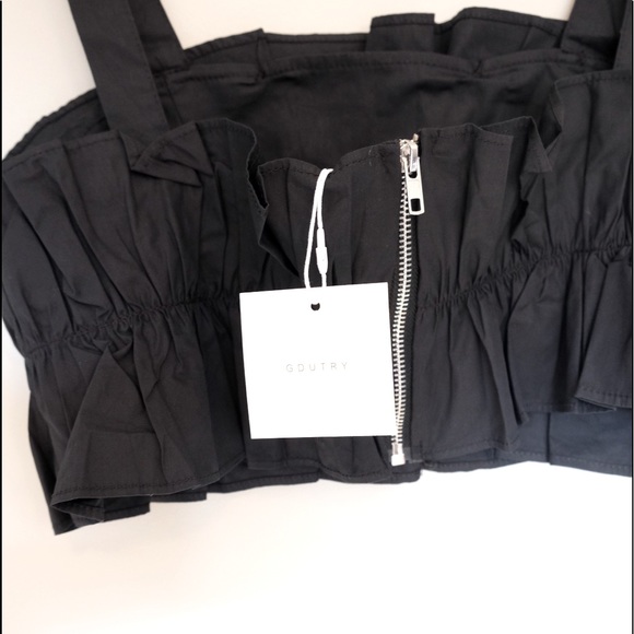 Black Peplum Tank - Picture 3 of 3